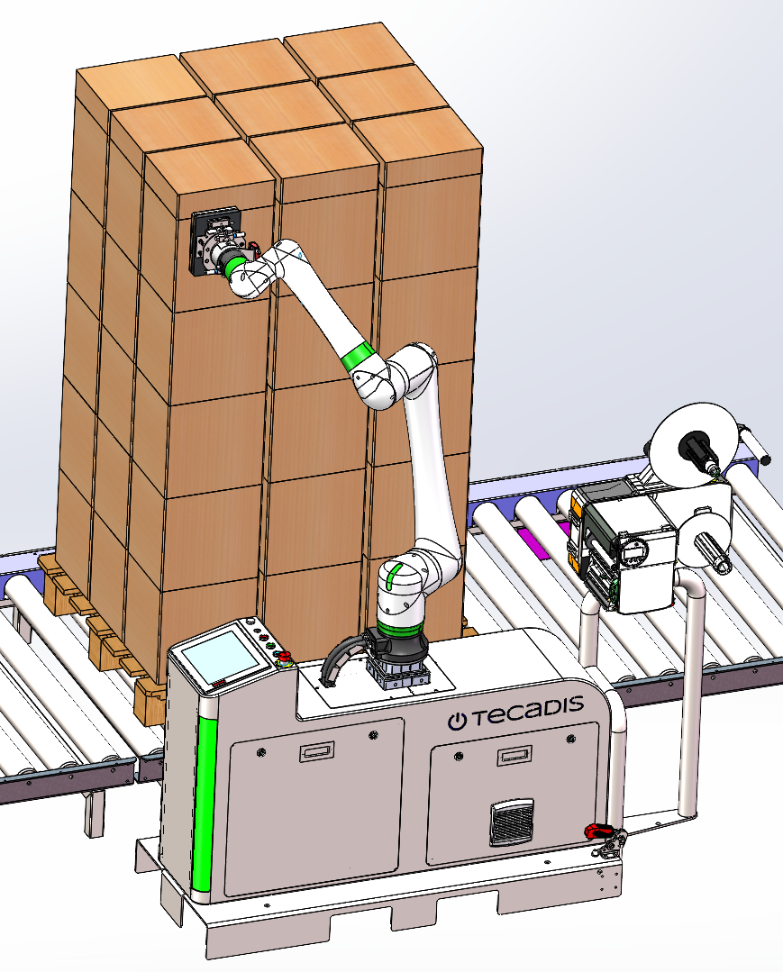 Robot d'étiquetage collaboratif - Tecadis